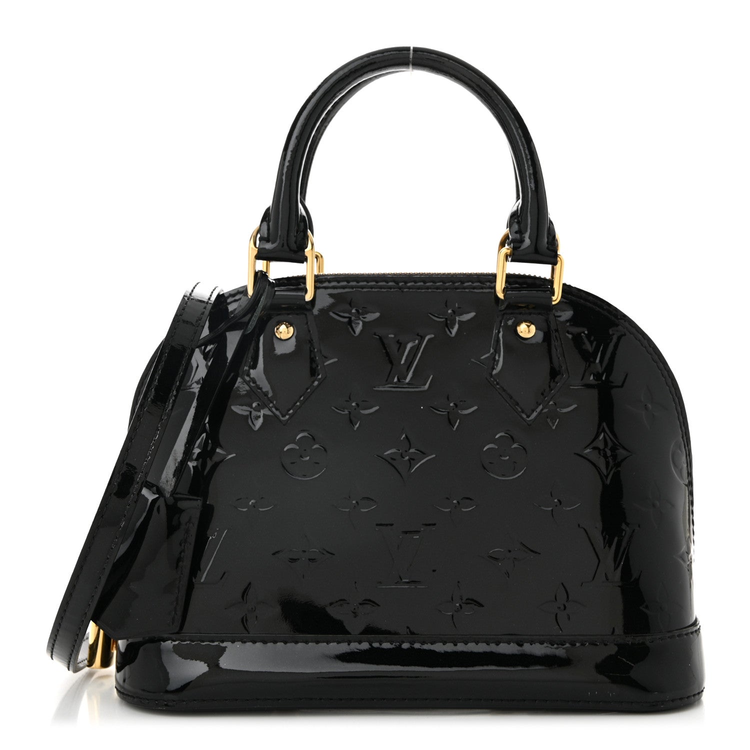 Louis Vuitton Vernis Alma BB Noir Magnetique 1 of 11