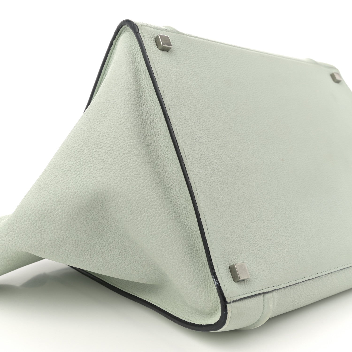 Celine Baby Grained Calfskin Medium Phantom Luggage Jade 9 of 14