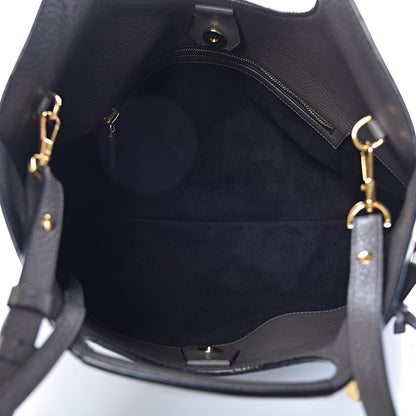 Tom Ford Grained Calfskin Alix Padlock Zip Tote Graphite 6 of 12
