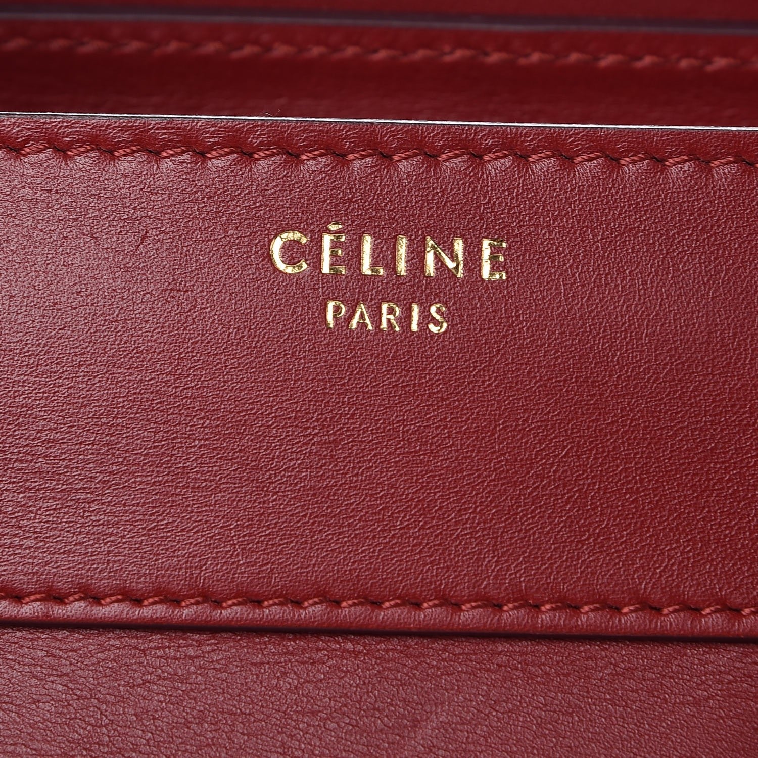 Celine Palmelato Mini Luggage Red 8 of 9