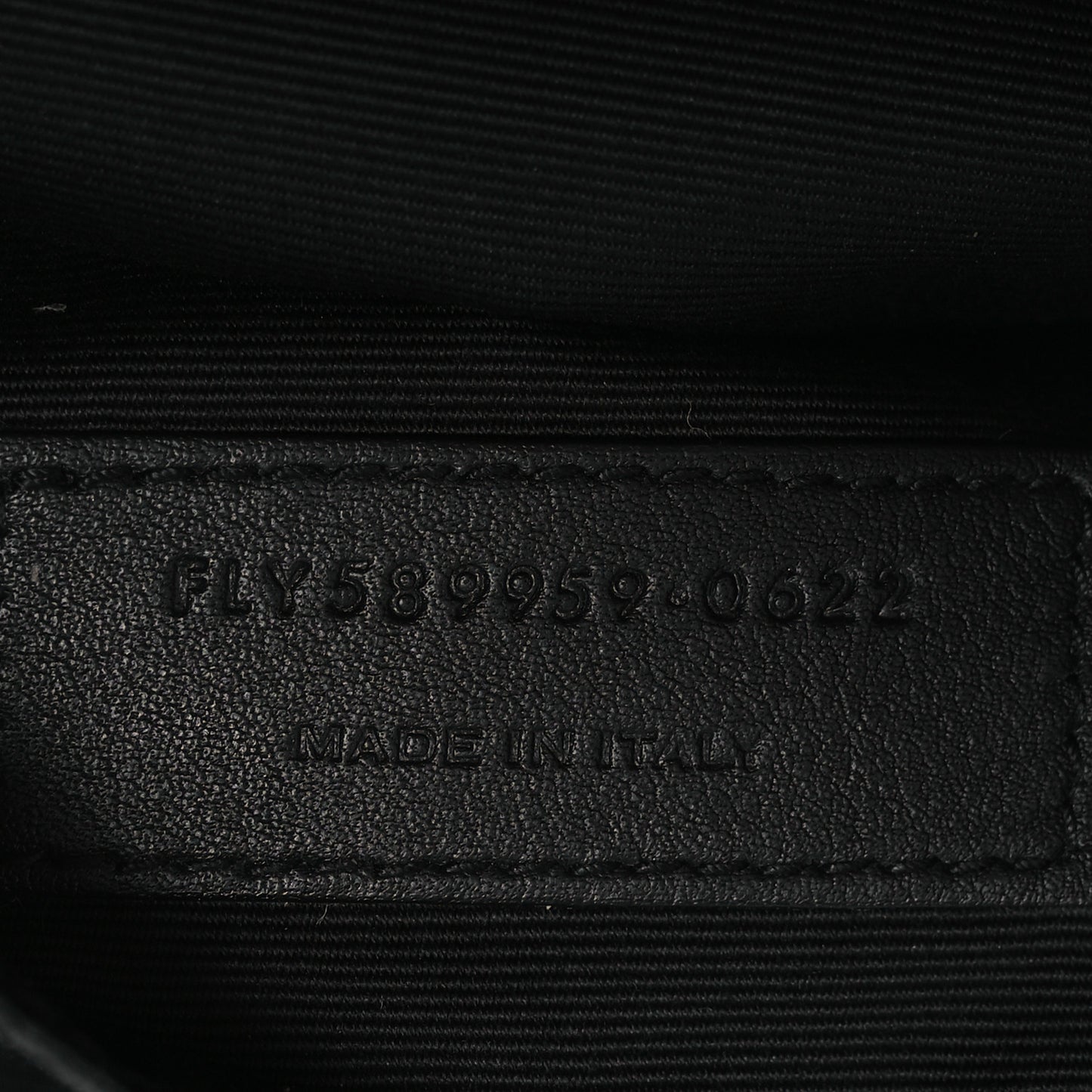 Grain De Poudre Monogram Belt Bag Black