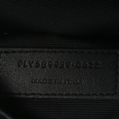 Saint Laurent Grain De Poudre Monogram Belt Bag Black 7 of 14