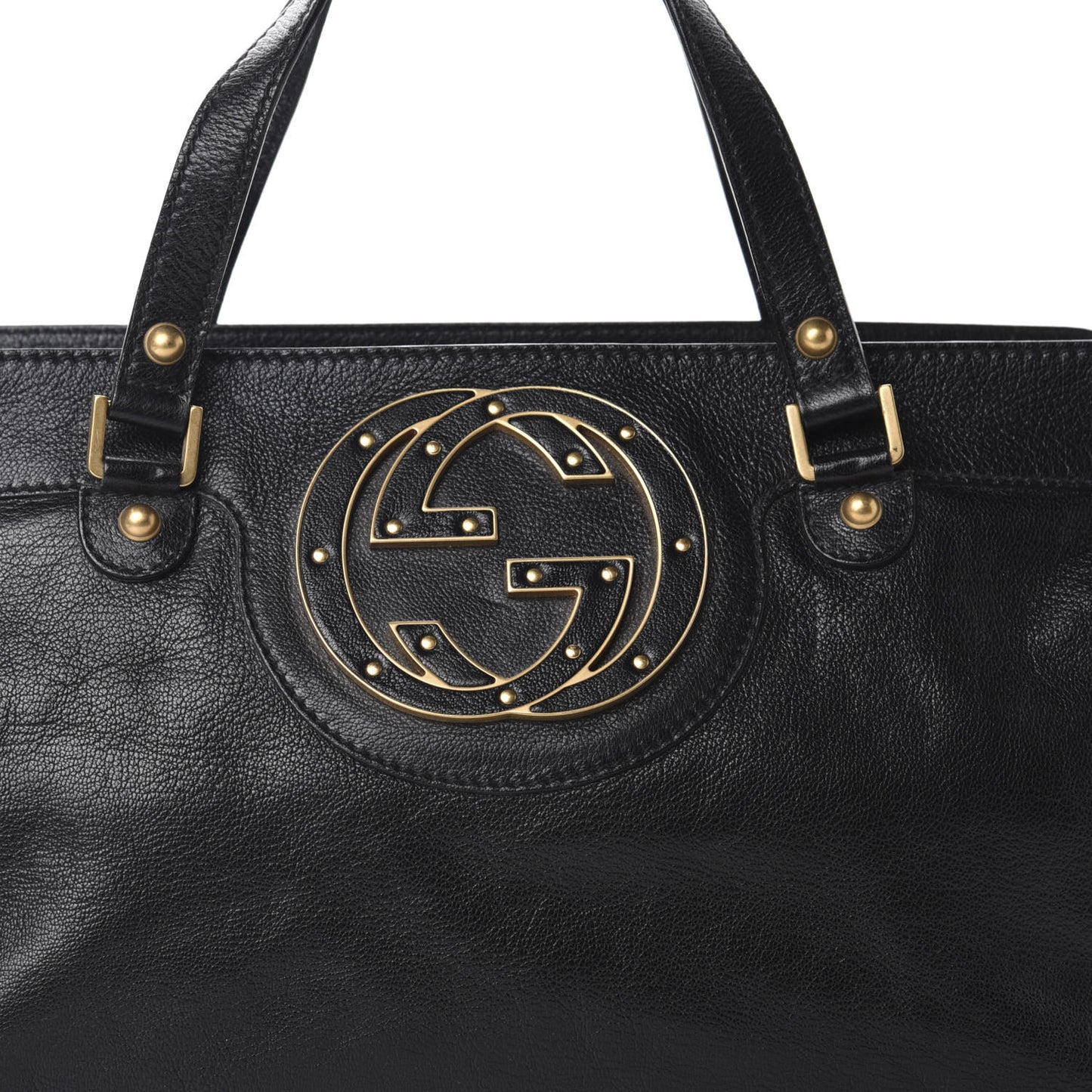 Calfskin Blondie Satchel Black