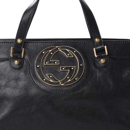 Gucci Calfskin Blondie Satchel Black 10 of 10