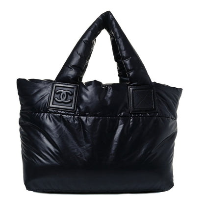Chanel Nylon Quilted Medium Coco Cocoon Reversible Tote Black 1 of 10