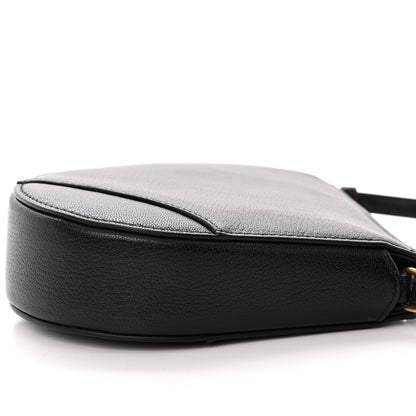 Christian Dior Goatskin Saddle Rodeo Pouch Black 9 of 11