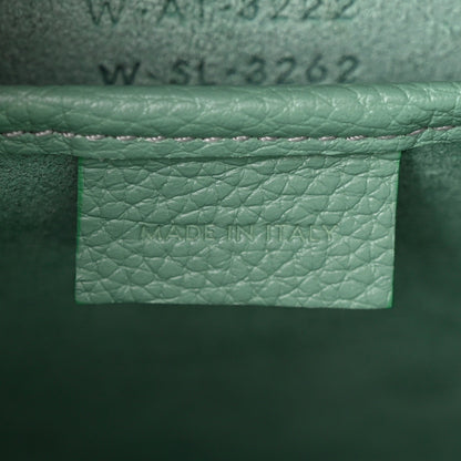 Celine Drummed Calfskin Nano Luggage Ice Mint 8 of 11