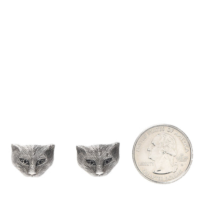 Gucci Sterling Silver Garden Cat Earrings 2 of 6
