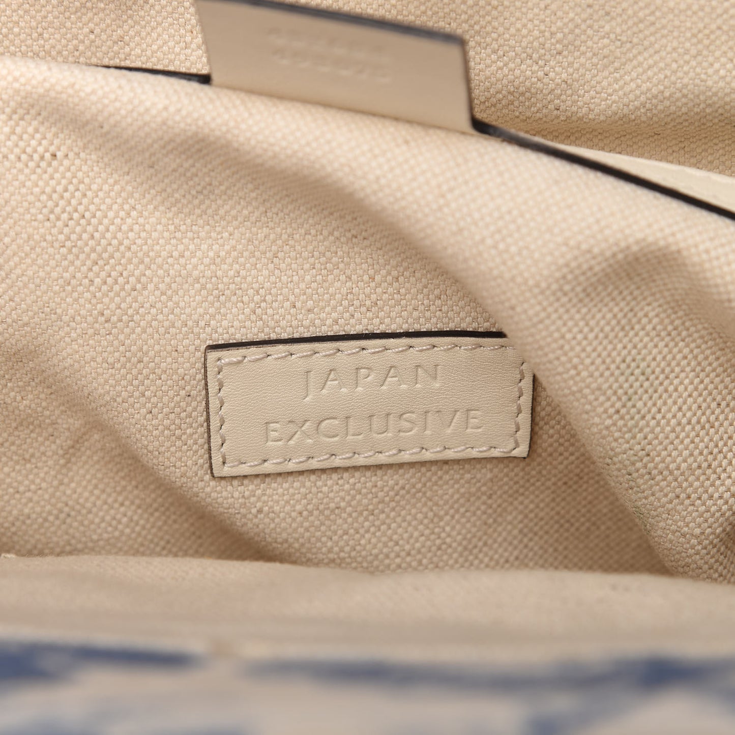 Canvas Herbarium Print Tote Blue