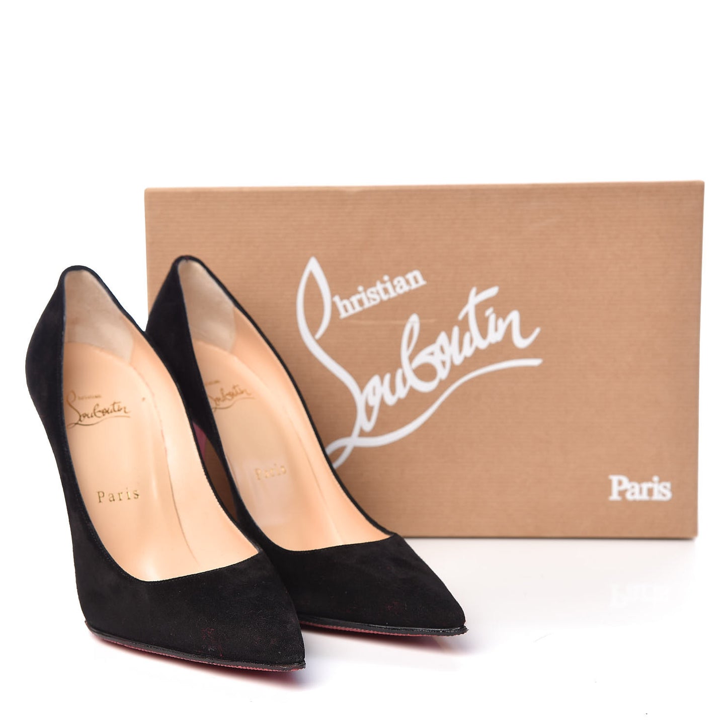 Veau Velours Decoltish 100 Pumps 36.5 Black