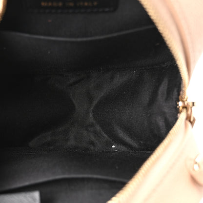 Chanel Caviar Quilted Round Filigree Crossbody Beige Black 5 of 10