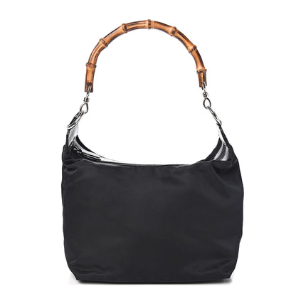 Gucci Nylon Bamboo Hobo Black 1 of 9