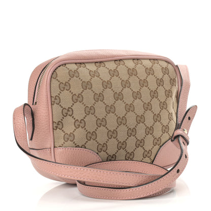 Gucci Monogram Mini Bree Messenger Bag Beige Soft Pink 3 of 14
