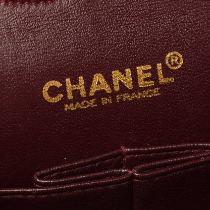 Chanel Lambskin Quilted Medium Double Flap Black 6 of 14