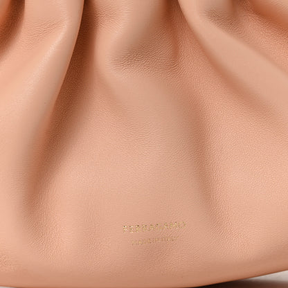 Salvatore Ferragamo Lambskin Small Dumpling Soft Bag Pink 8 of 10