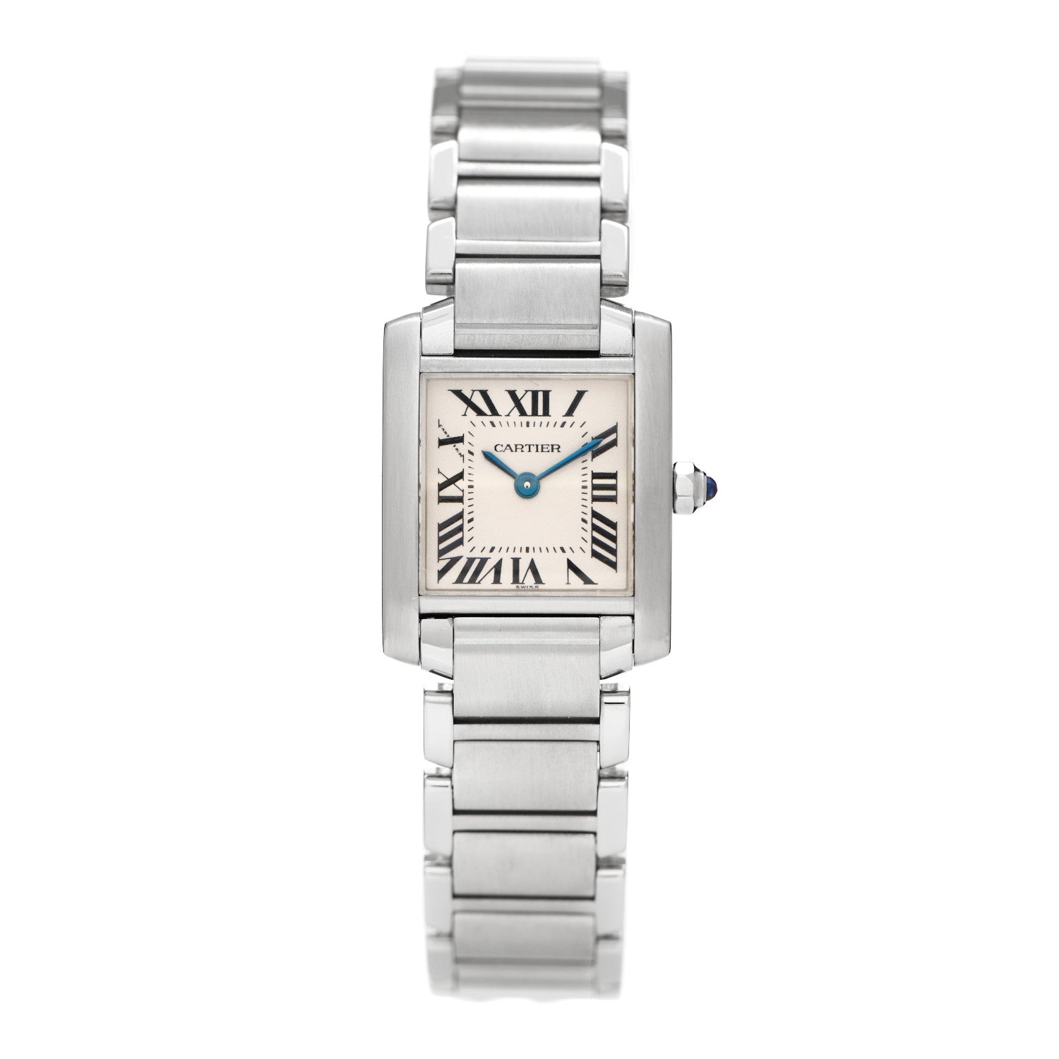 Cartier Stainless Steel 20mm Tank Francaise Quartz Watch 1 of 4