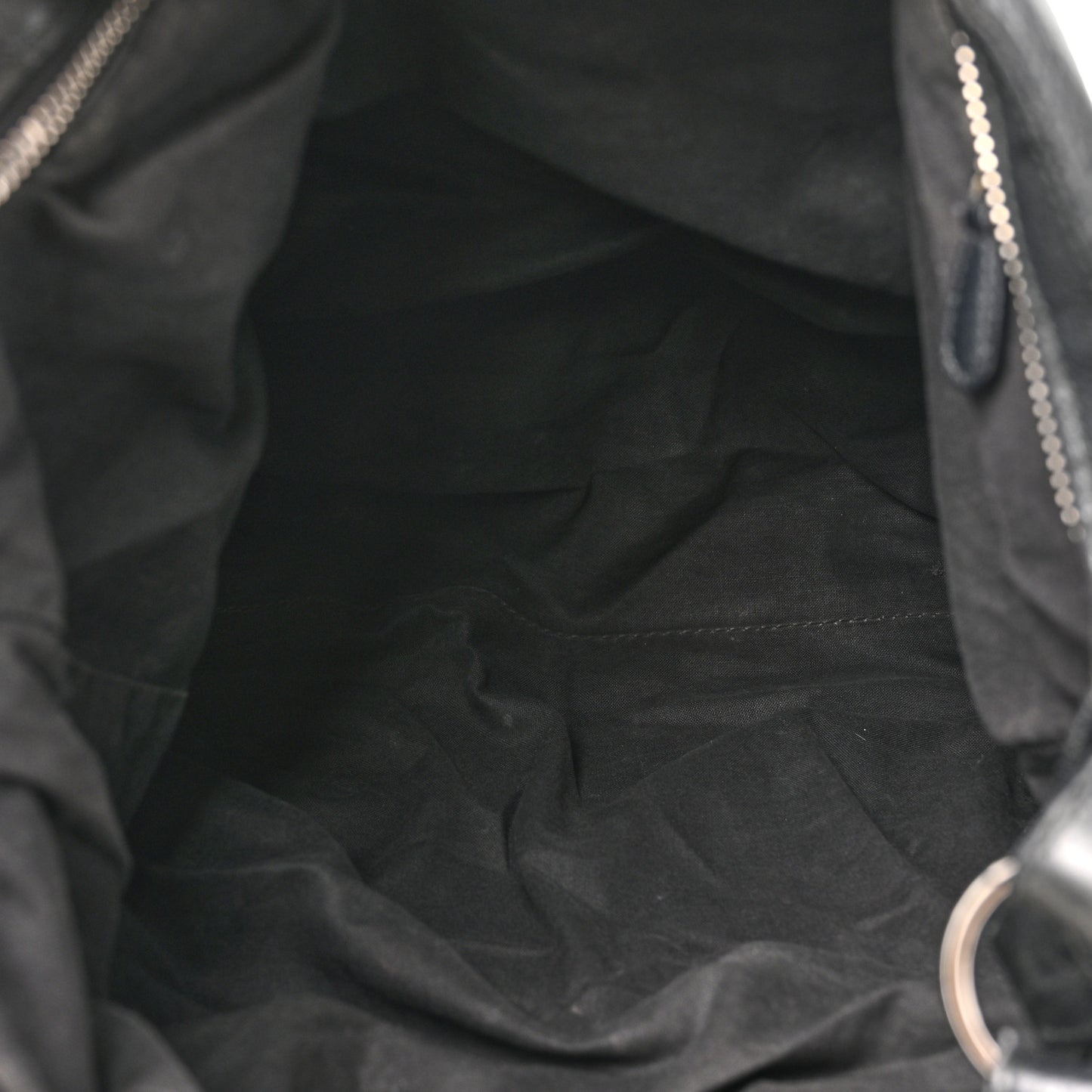 Chevre Giant 21 Silver Hardware Day Hobo Black