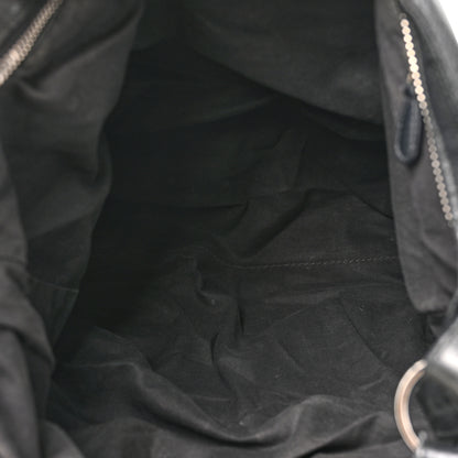 Balenciaga Chevre Giant 21 Silver Hardware Day Hobo Black 5 of 12