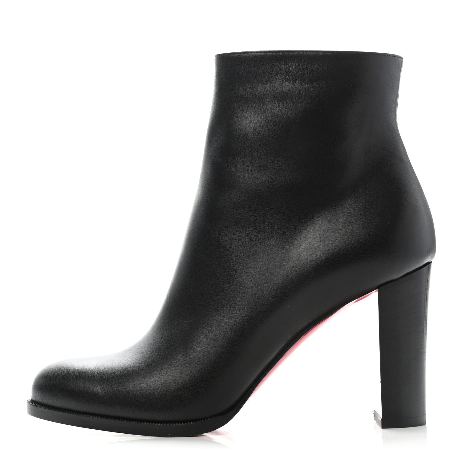 Christian Louboutin Calfskin Adox 85 Ankle Boots 38.5 Black 1 of 9