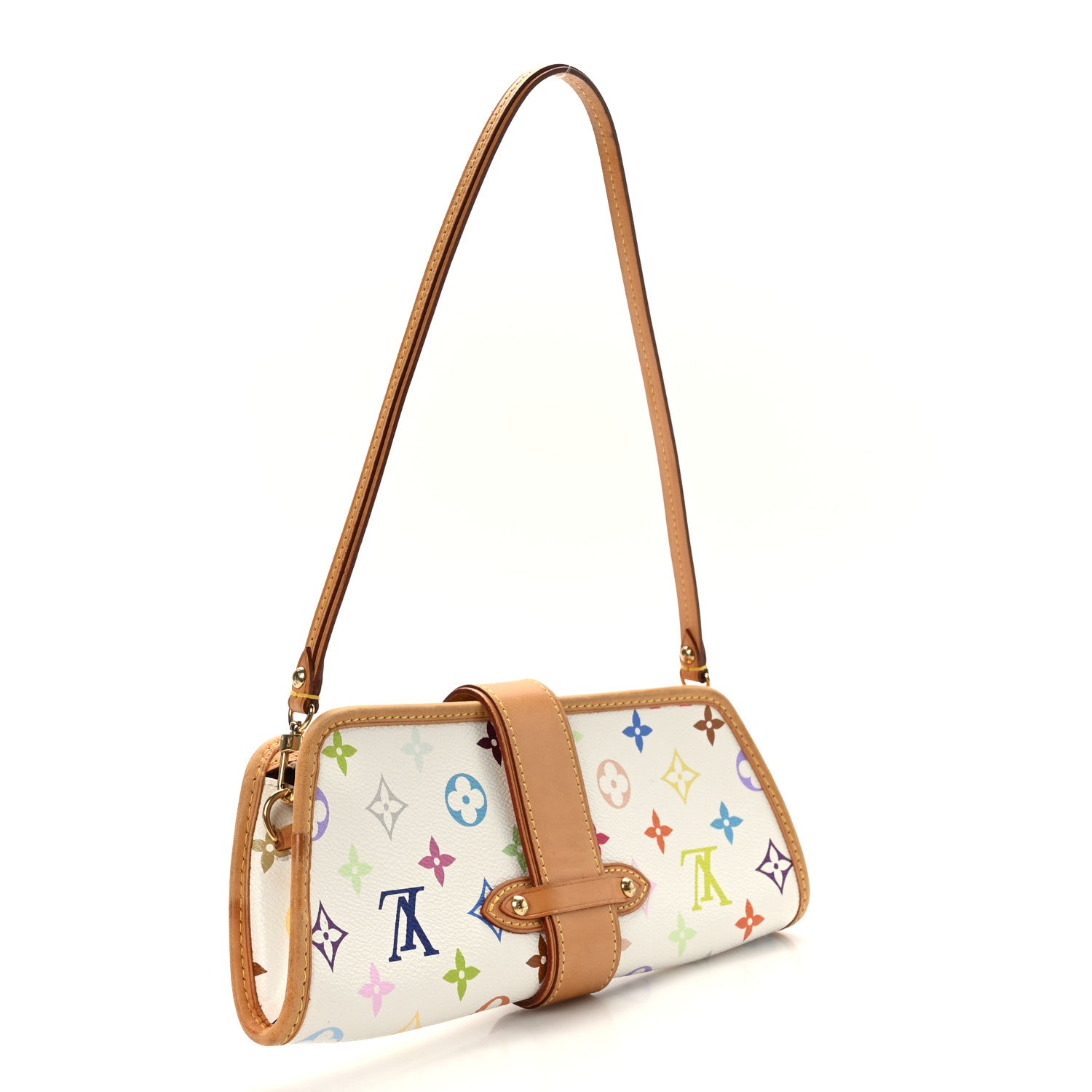 Louis Vuitton Monogram Multicolor Shirley White 3 of 8
