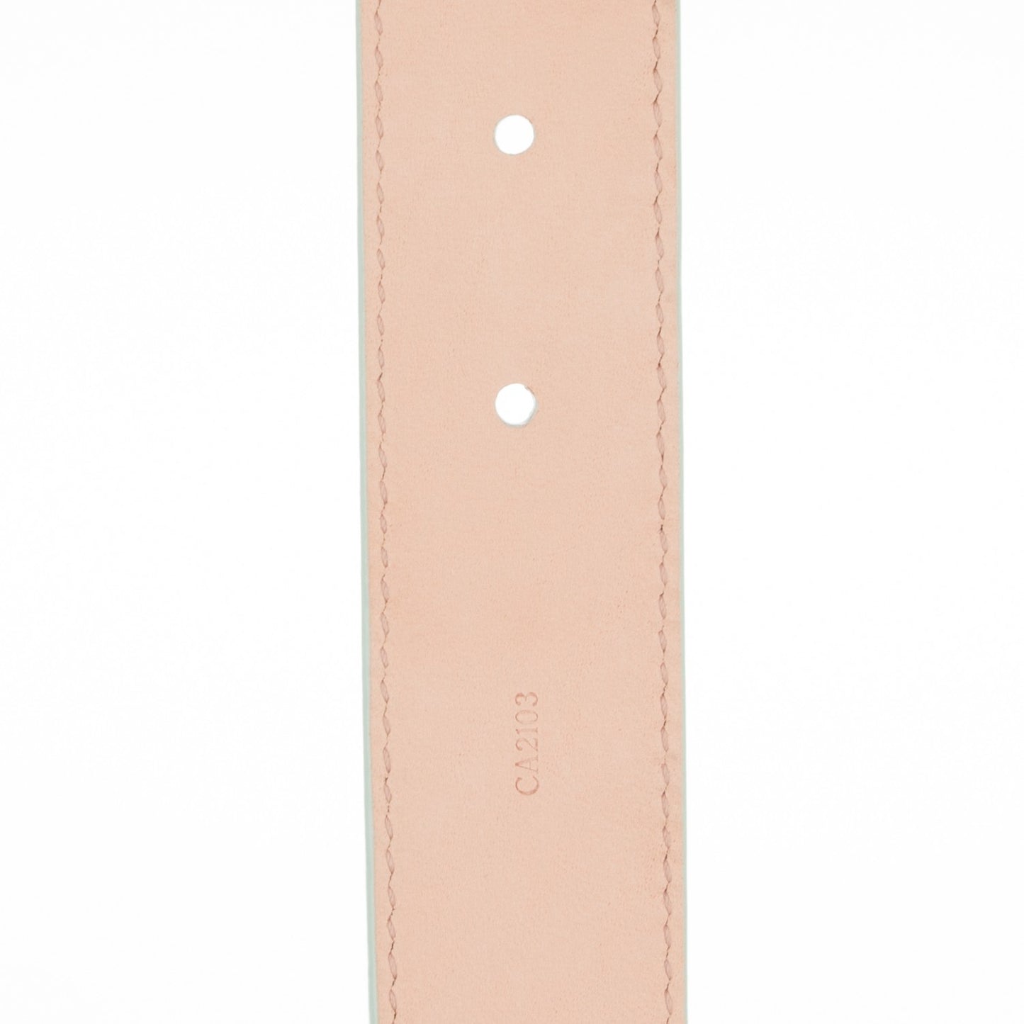 Epi Electric 40mm LV Initiales Belt 85 34 Amande