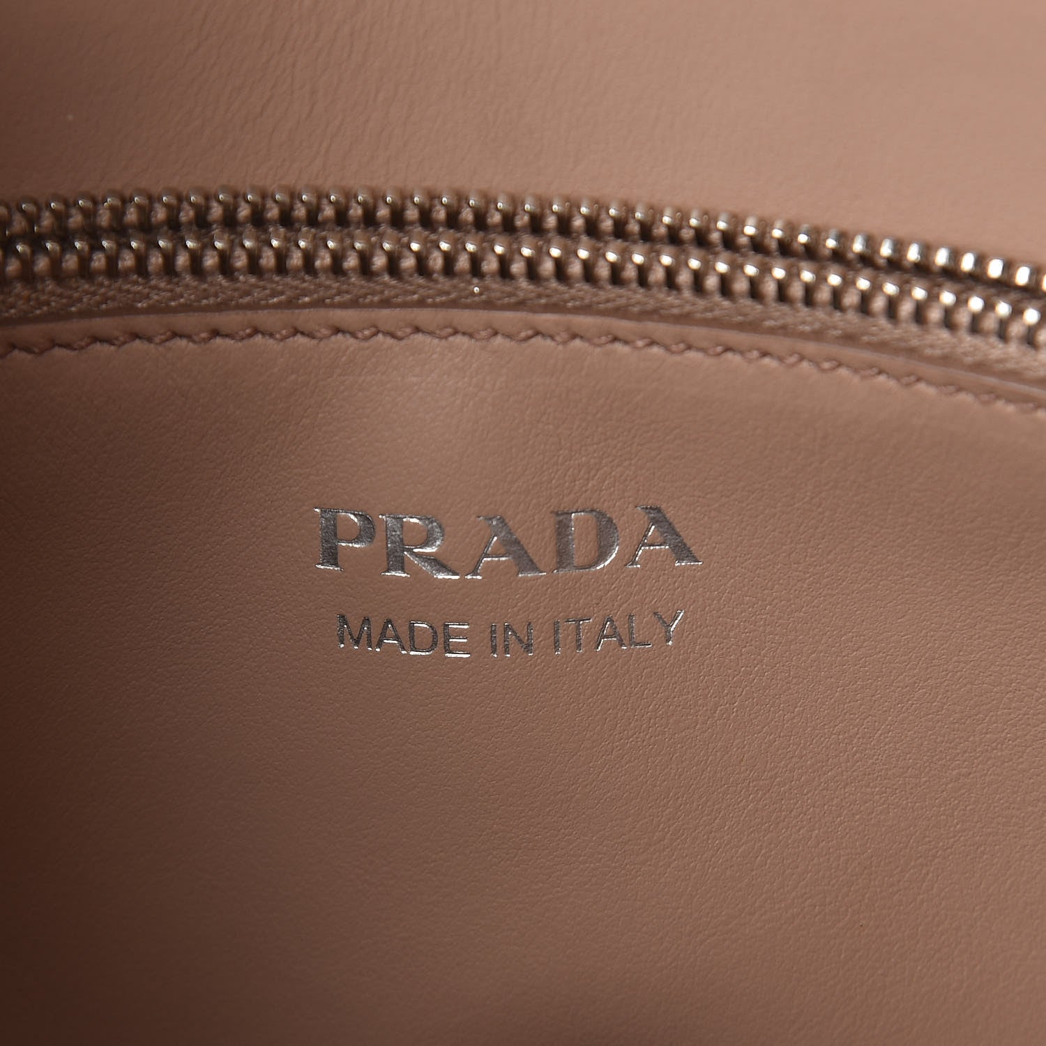 Prada Saffiano Cuir Calfskin Monochrome Shoulder Bag Cipria Fuoco 6 of 9