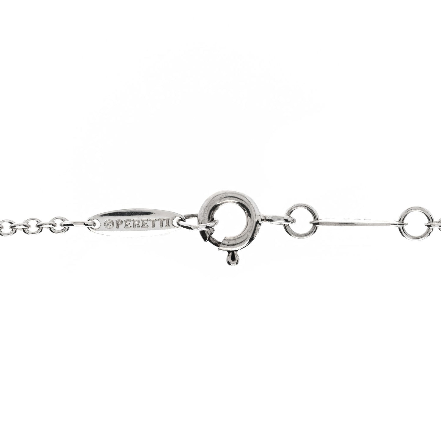 Sterling Silver Small Elsa Peretti Bottle Pendant Necklace