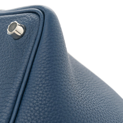 Hermes Taurillon Maurice Picotin Lock 18 PM Deep Blue 11 of 12