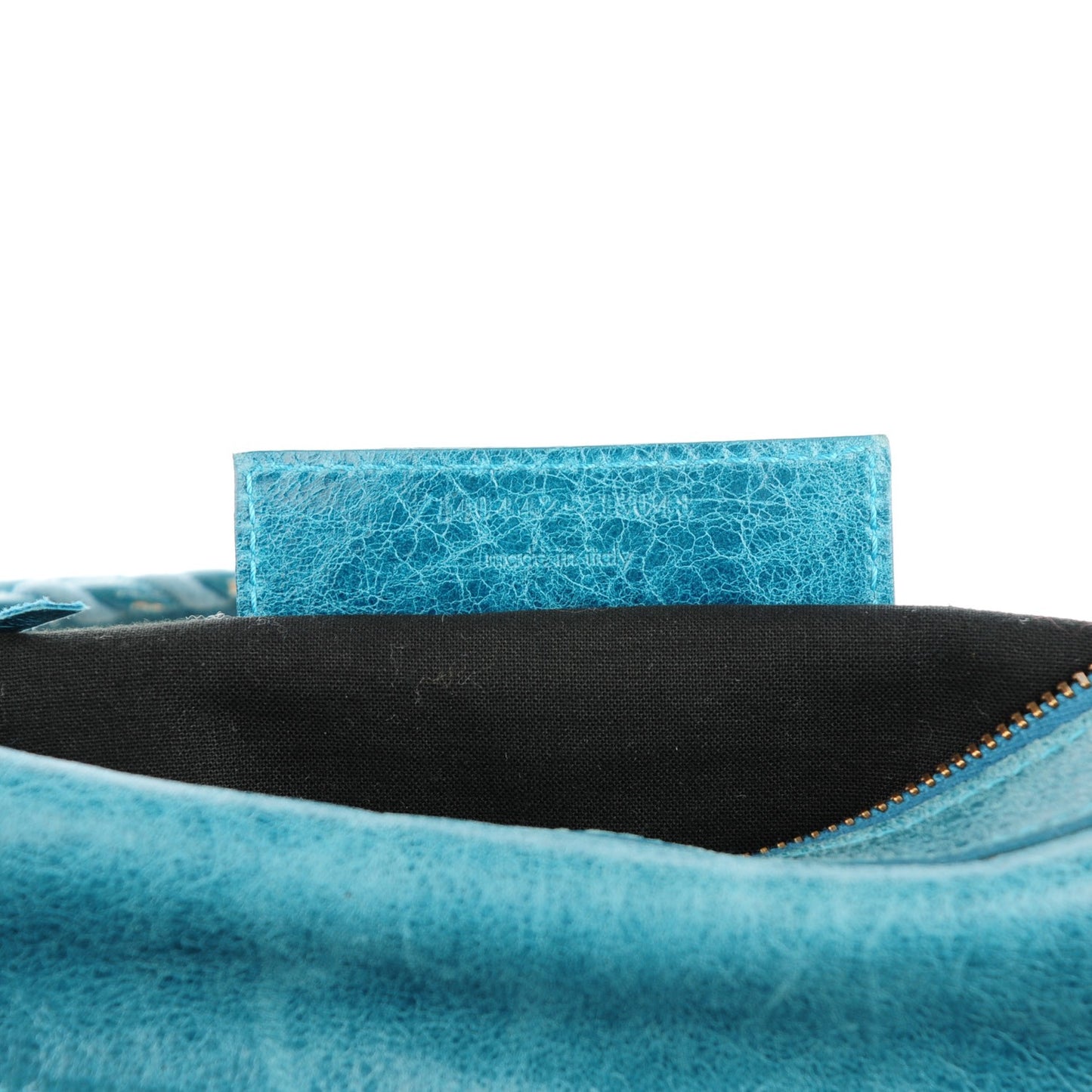 Chevre Classic Hardware Day Hobo Aquamarine