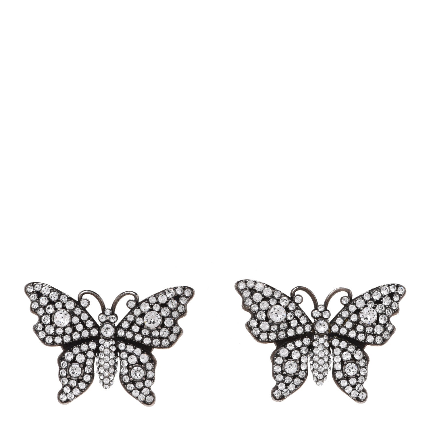 Gucci Crystal Butterfly Stud Earrings 1 of 4
