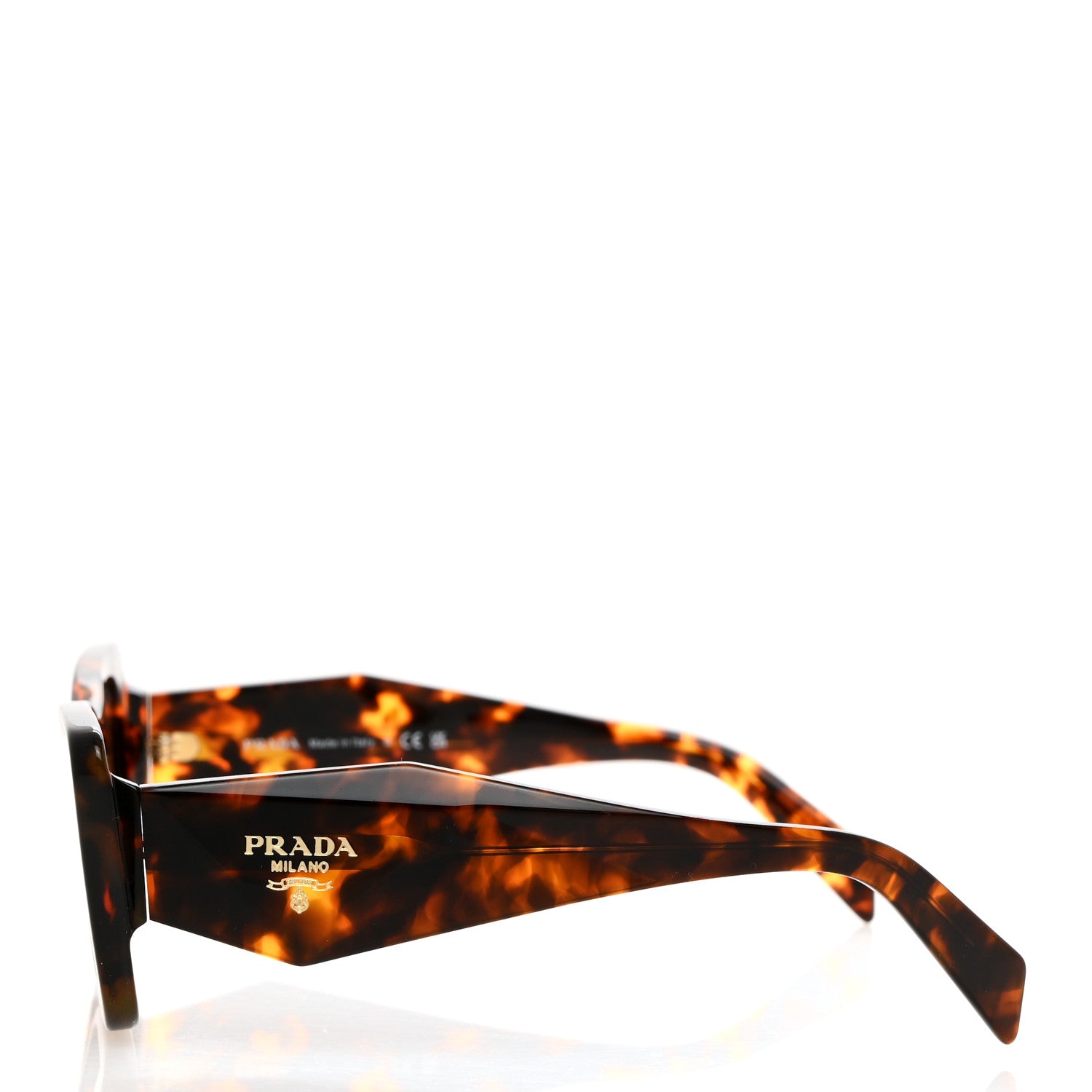Prada Acetate Symbole Sunglasses SPR 08Y Havana 3 of 8