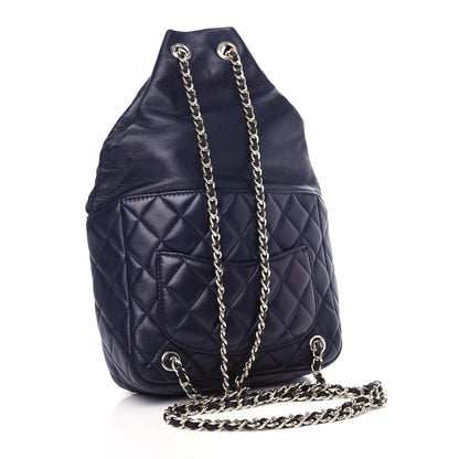 Chanel Lambskin Quilted Small in Seoul Backpack Navy 3 of 10