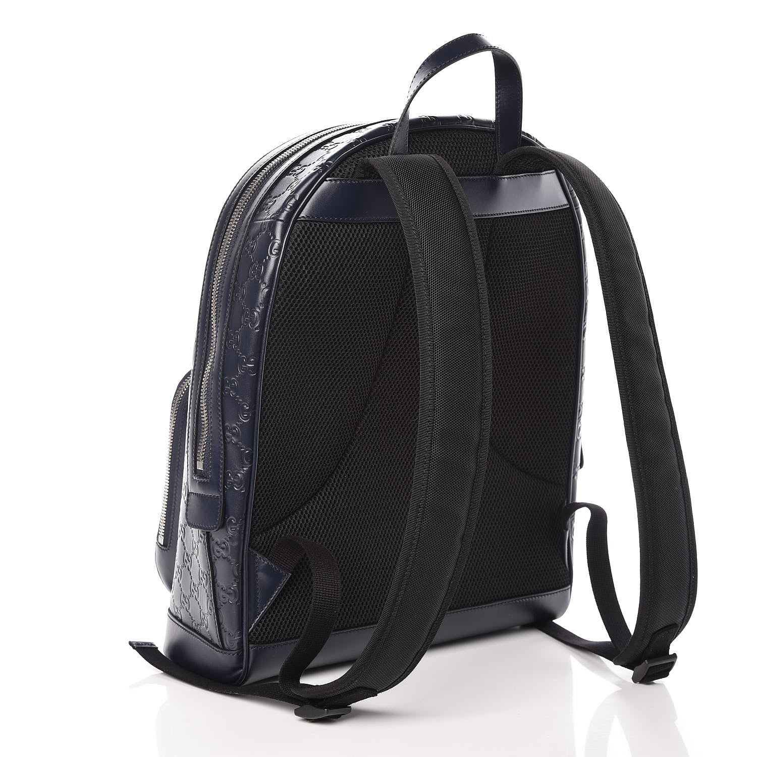 Gucci Guccissima Signature Day Backpack Blue 411736 – FASHIONPHILE