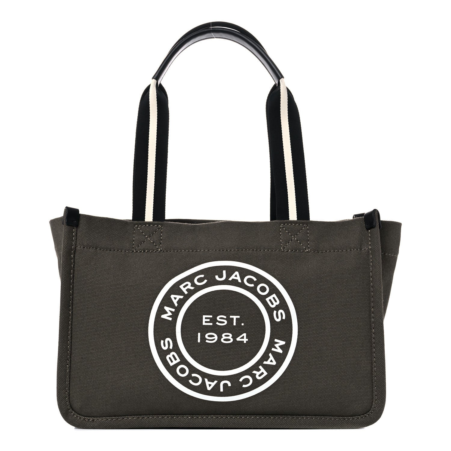 Marc Jacobs Canvas Signet Tote Bag Olive 1 of 13