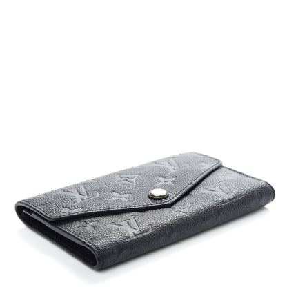 Louis Vuitton Empreinte Compact Curieuse Wallet Black 4 of 6