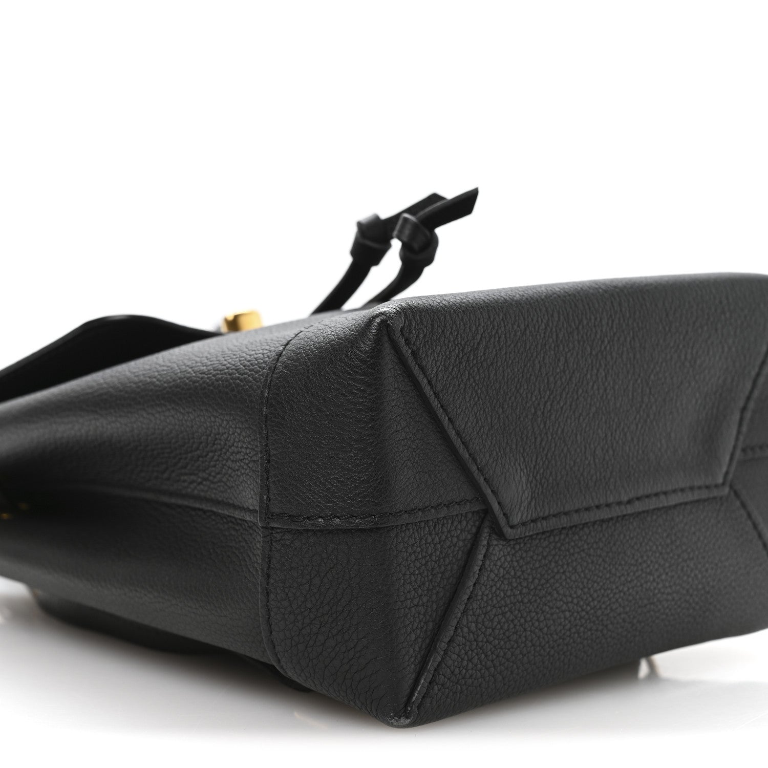 Louis Vuitton Calfskin Lockme Mini Backpack Black 9 of 10