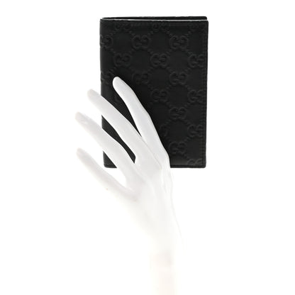 Gucci Guccissima Passport Case Black 2 of 8