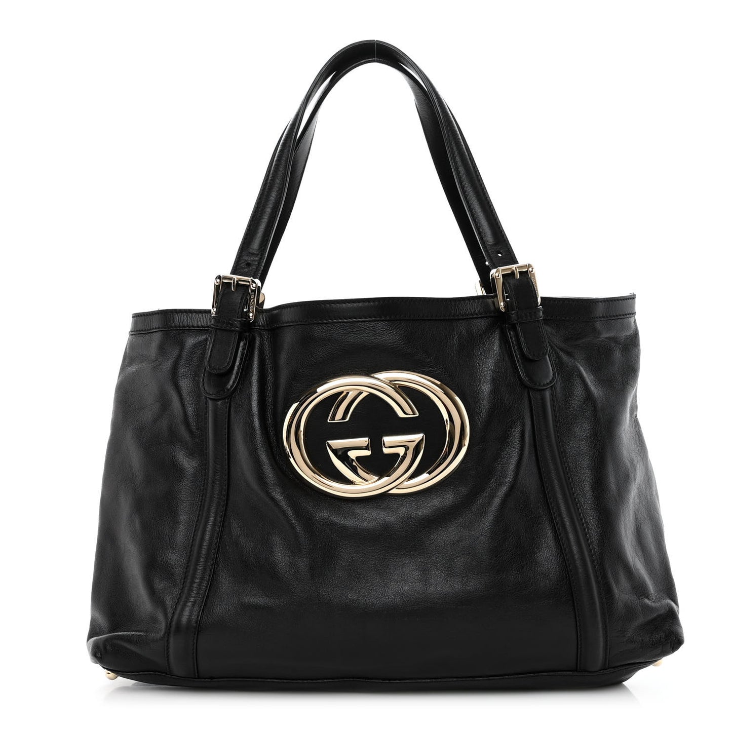 Calfskin Medium Britt Tote Black