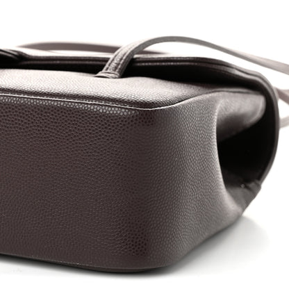 Chanel Shiny Caviar Preppy Coco Small Flap Dark Brown 9 of 10