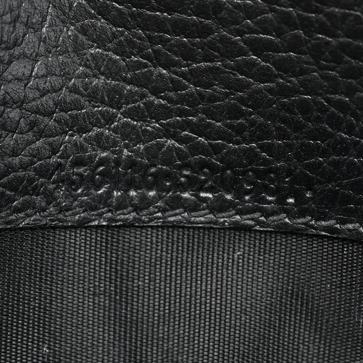 Dollar Calfskin GG Marmont Continental Wallet Black