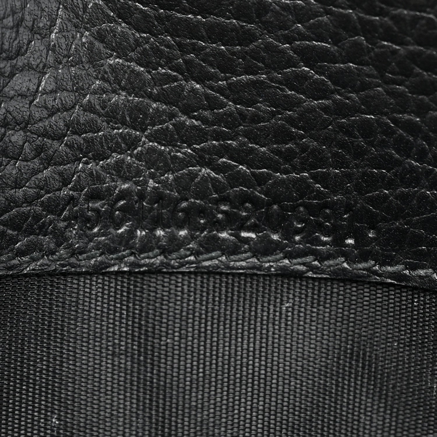 Gucci Dollar Calfskin GG Marmont Continental Wallet Black 10 of 12