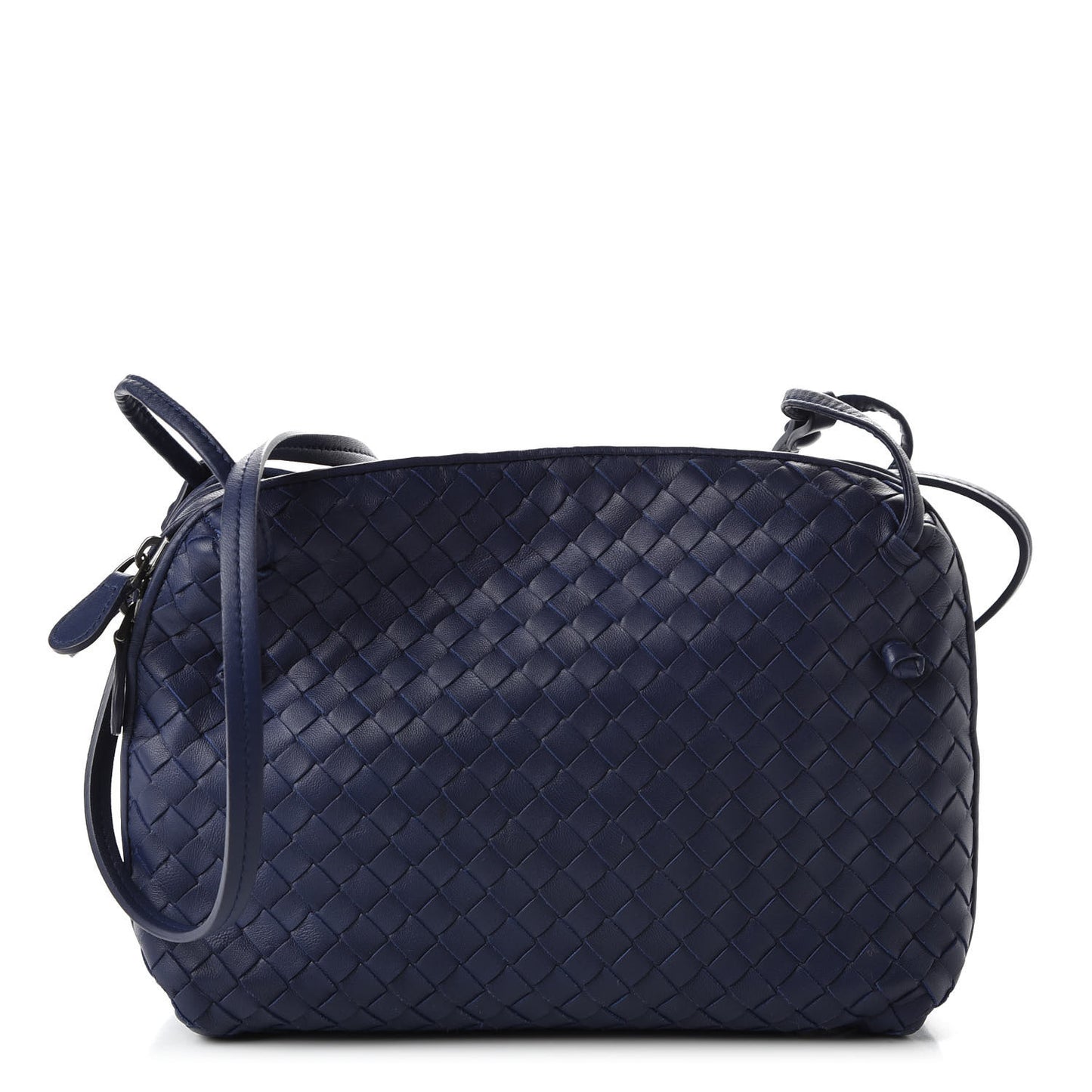 Nappa Intrecciato Pillow Crossbody Messenger Atlantic