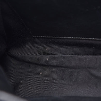 Saint Laurent Crinkled Calfskin Matelasse Monogram Medium Niki Chain Satchel Black 11 of 11