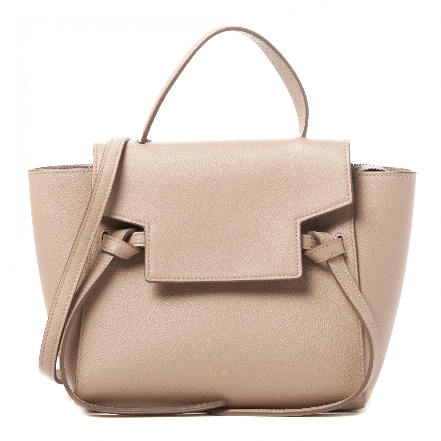 Celine Grained Calfskin Nano Belt Bag Light Taupe 1 of 8