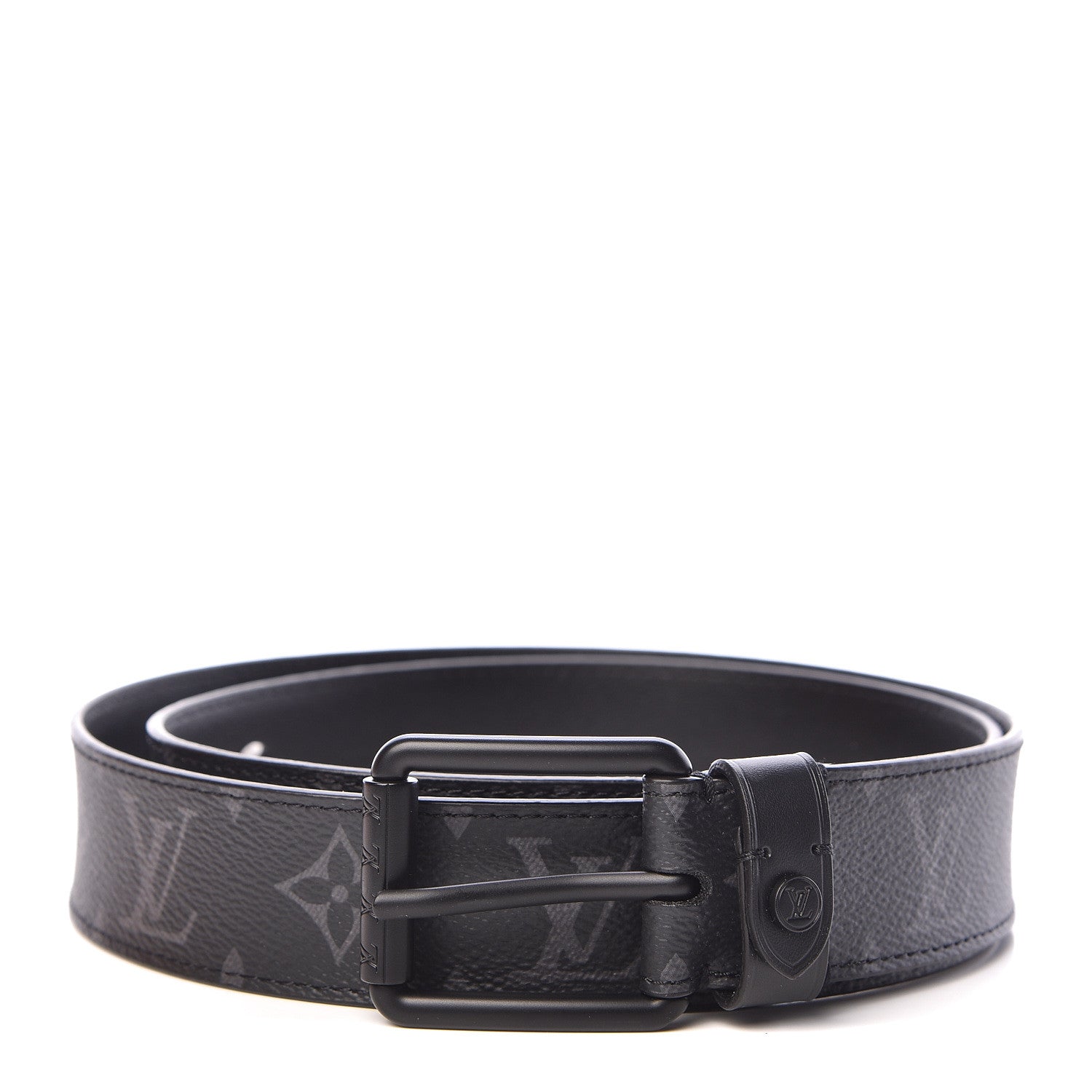 Louis Vuitton Monogram Eclipse 35 MM Voyager Belt 95 36 1 of 7