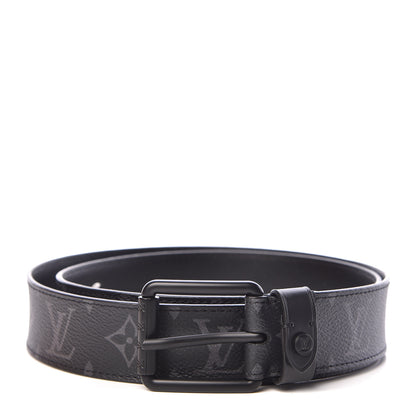 Louis Vuitton Monogram Eclipse 35 MM Voyager Belt 95 36 1 of 7