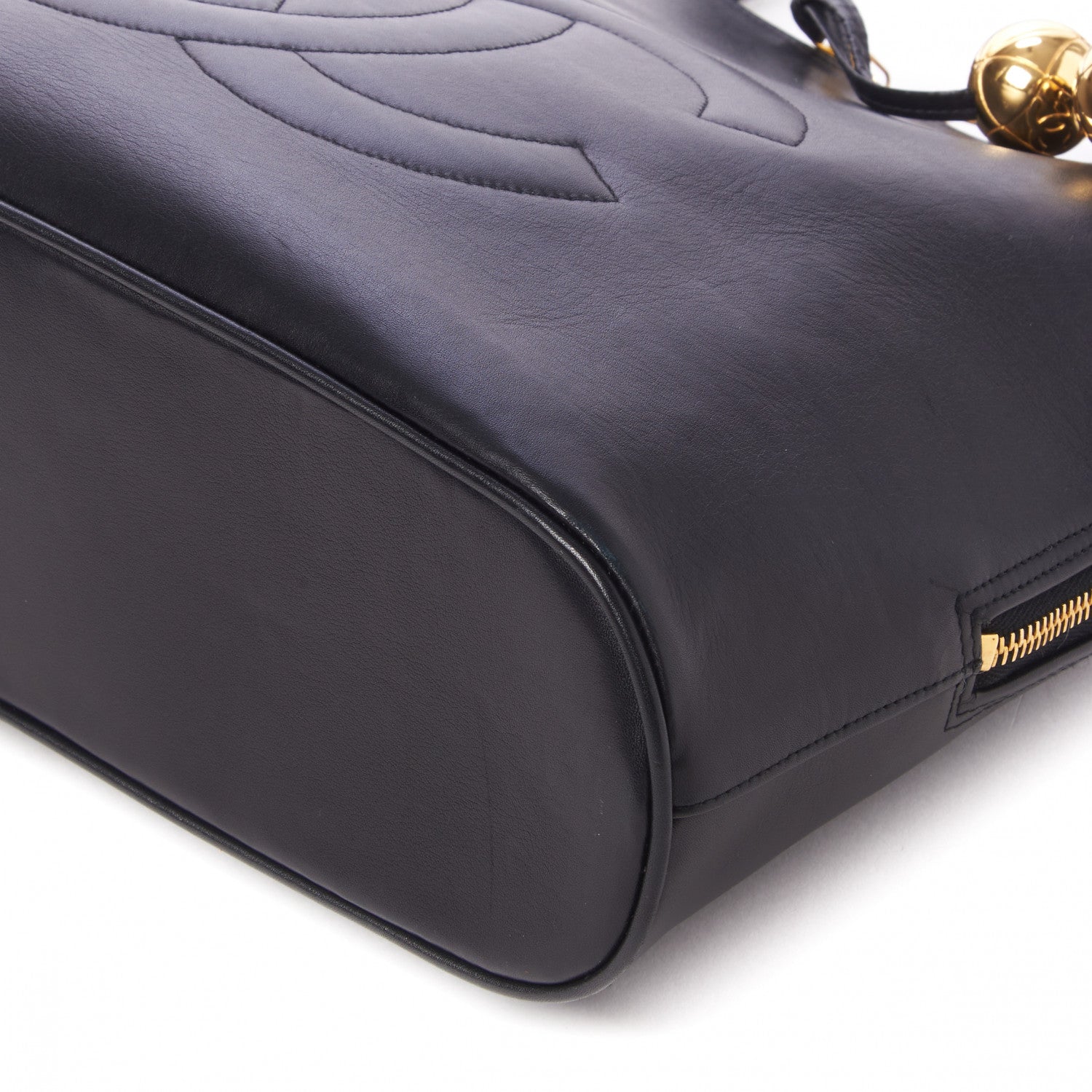 Chanel Lambskin CC Shoulder Bag Black 4 of 9