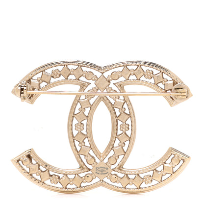 Chanel Metal CC Brooch Gold 3 of 5