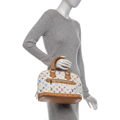 Louis Vuitton Monogram Multicolor Alma White 2 of 10