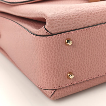 Gucci Dollar Calfskin Interlocking G Top Handle Shoulder Bag Soft Pink 8 of 9